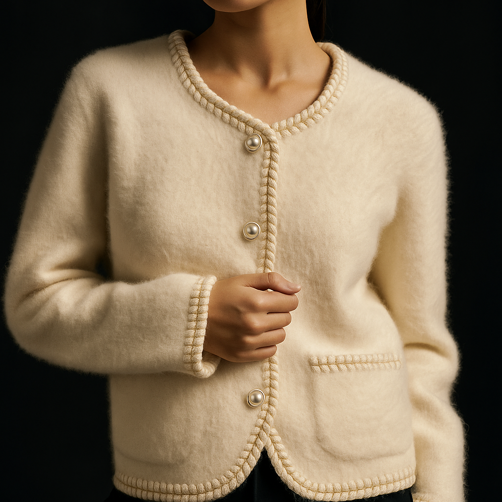 Maison Élise Pearl Cardigan