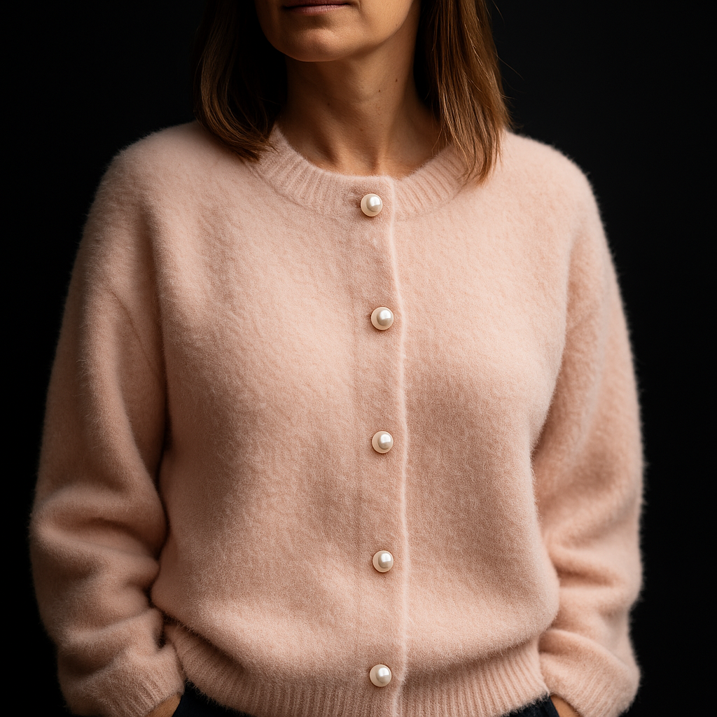 Opaline Cloud Cashmere Cardigan