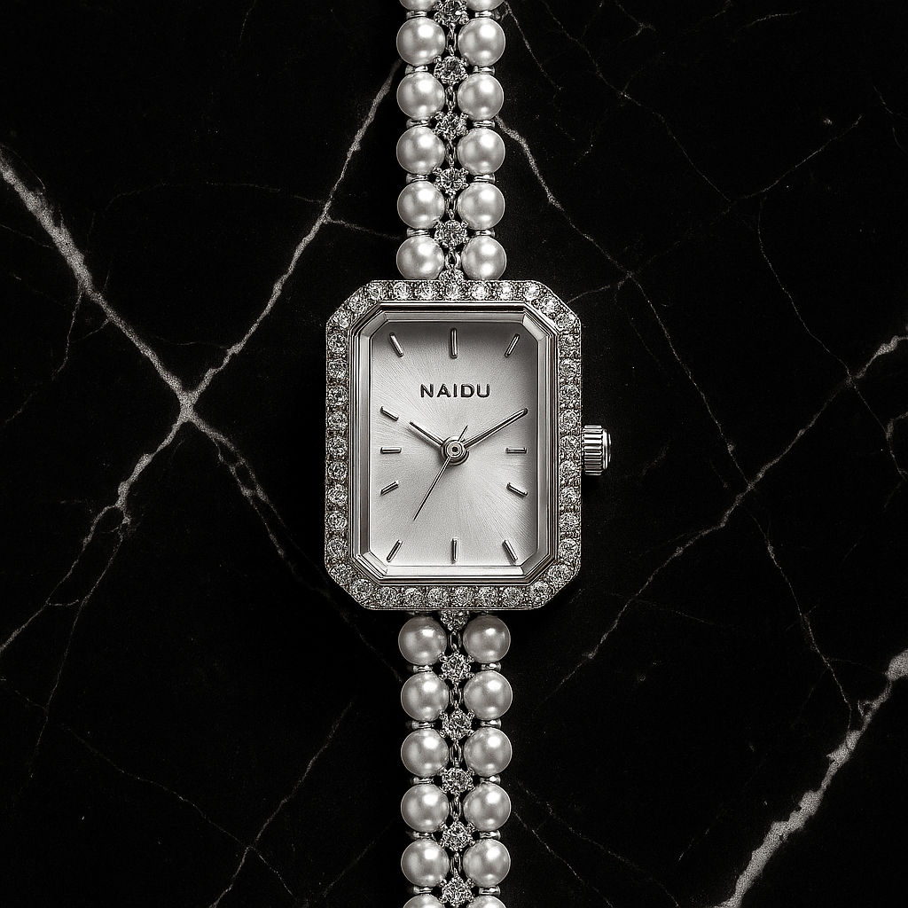 Naidu Royal Pearl Bracelet Watch