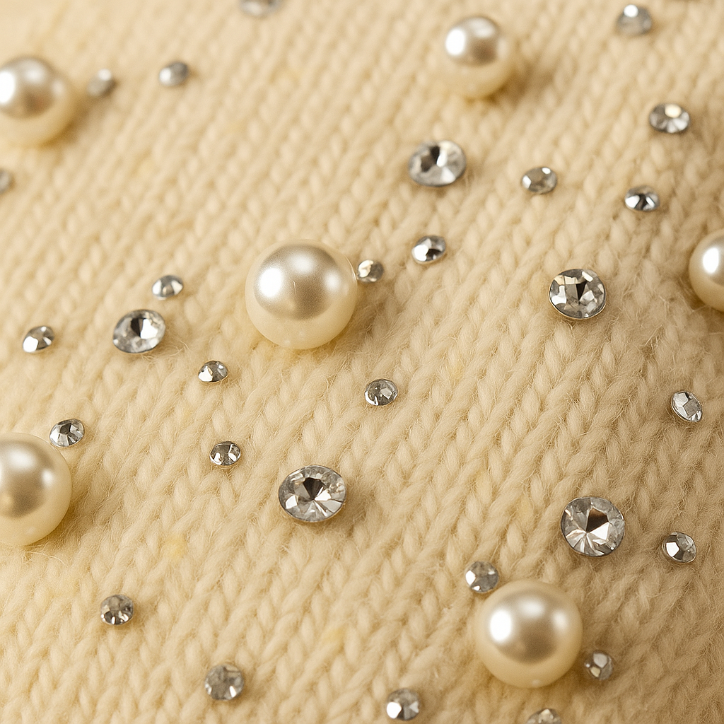 Maison Pearl Cashmere Gloves