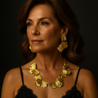 Gold Collection (Necklace + Earring)