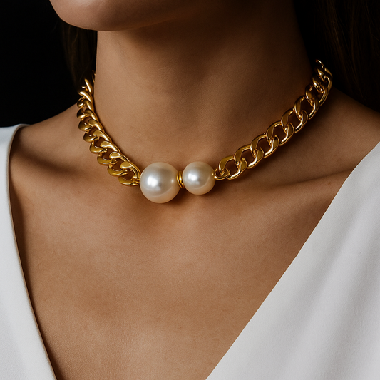 Opèra Double Pearl Chain