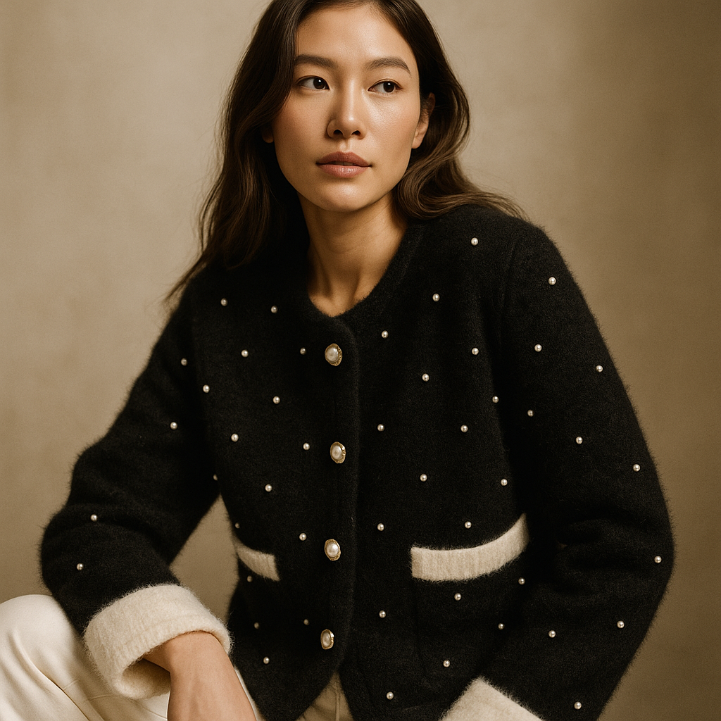 Pearl Haven Cashmere Cardigan