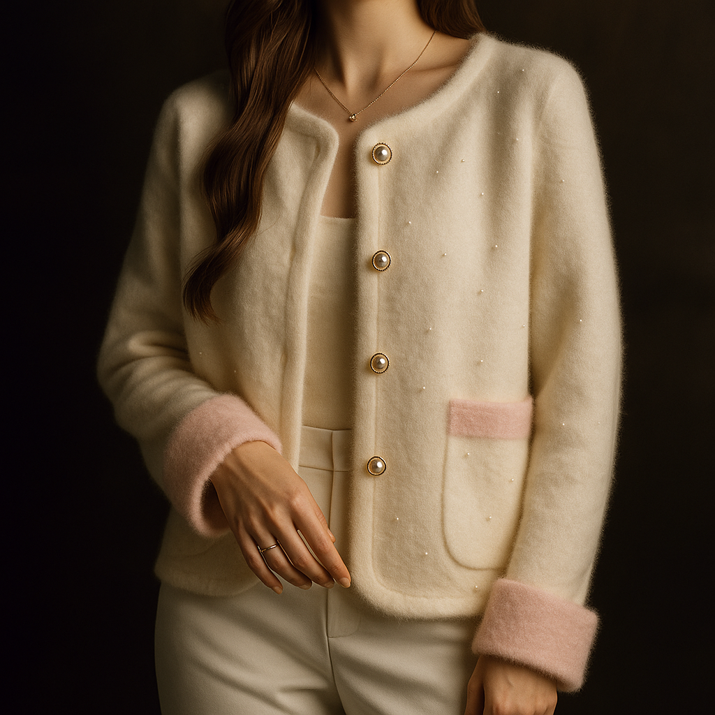 Pearl Haven Cashmere Cardigan