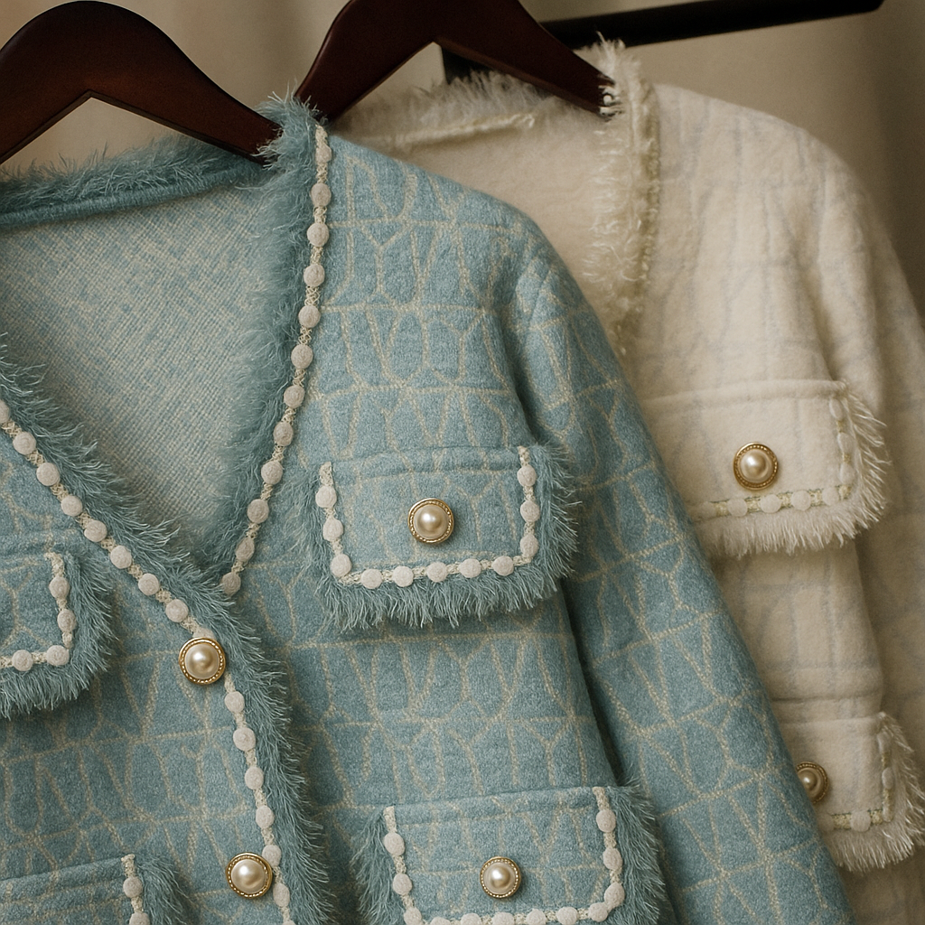 Riviera Pearl Cashmere Cardigan