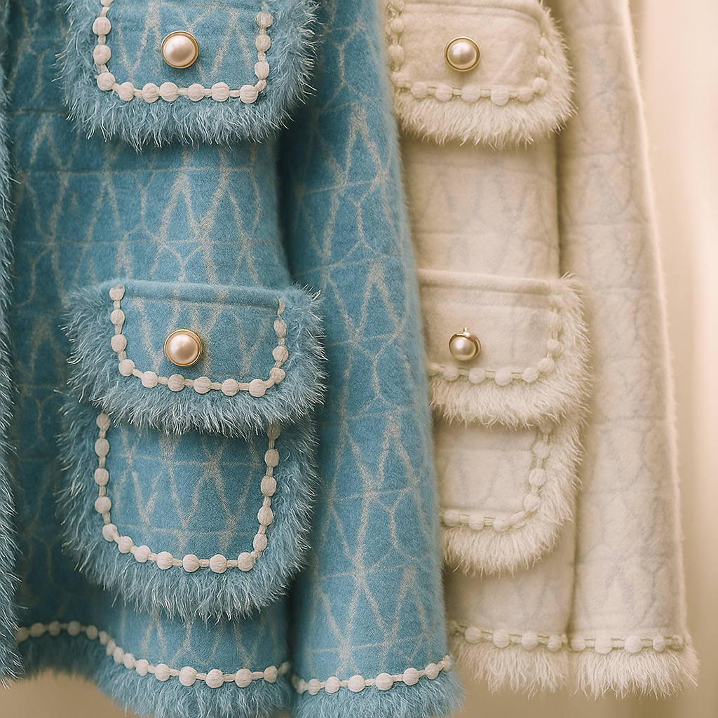 Riviera Pearl Cashmere Cardigan