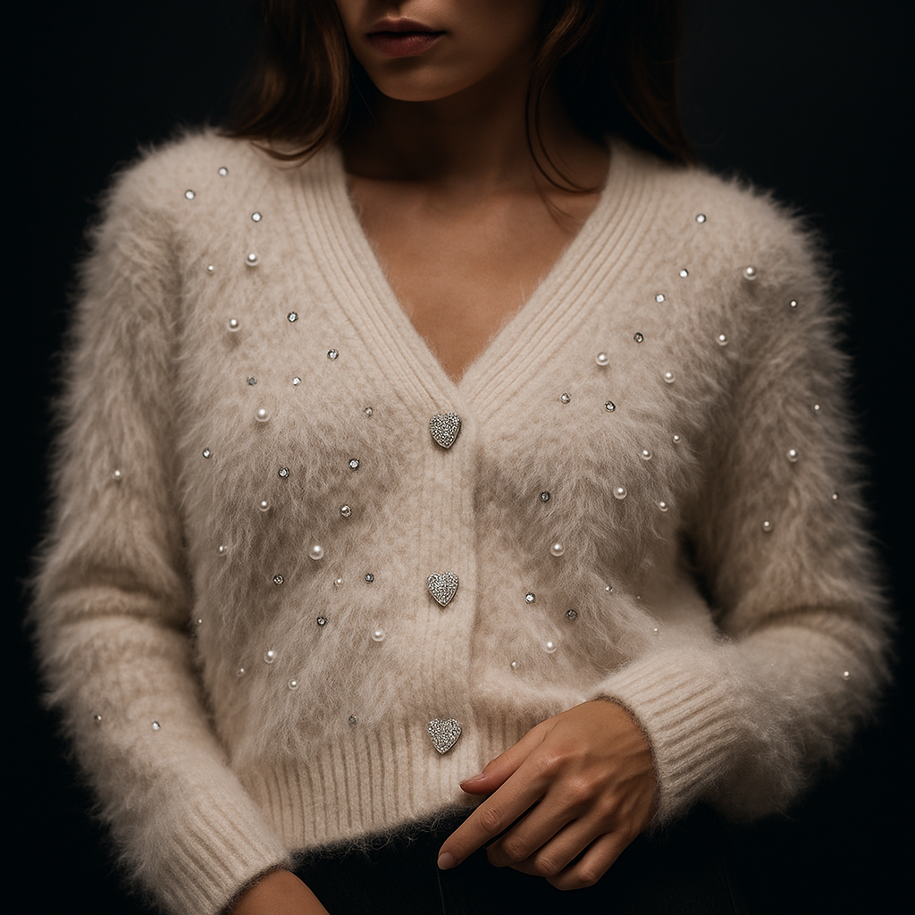Amouré Pearl Cashmere Cardigan