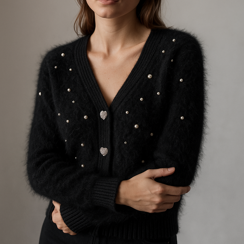 Amouré Pearl Cashmere Cardigan