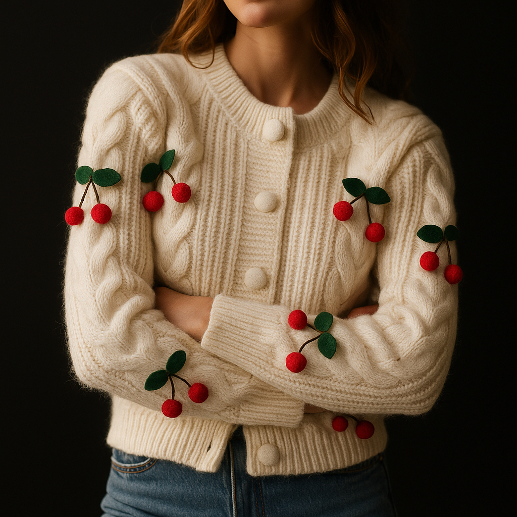 Cherry Bloom Sweater