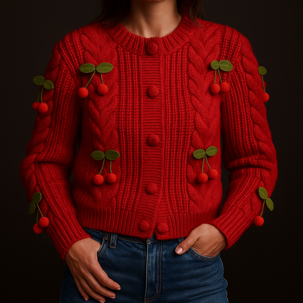Cherry Bloom Sweater
