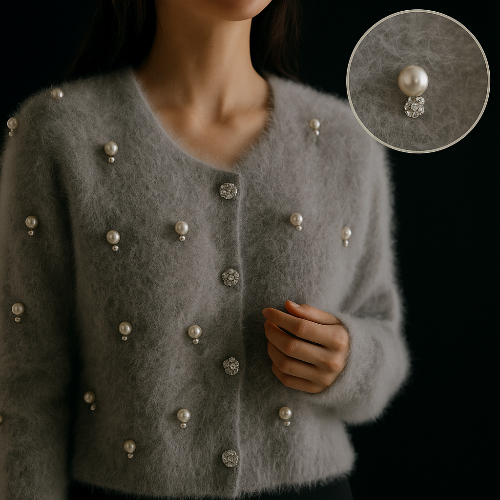 Atelier Perlé Cashmere Cardigan