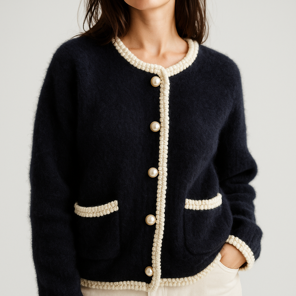 Maison Élise Pearl Cardigan