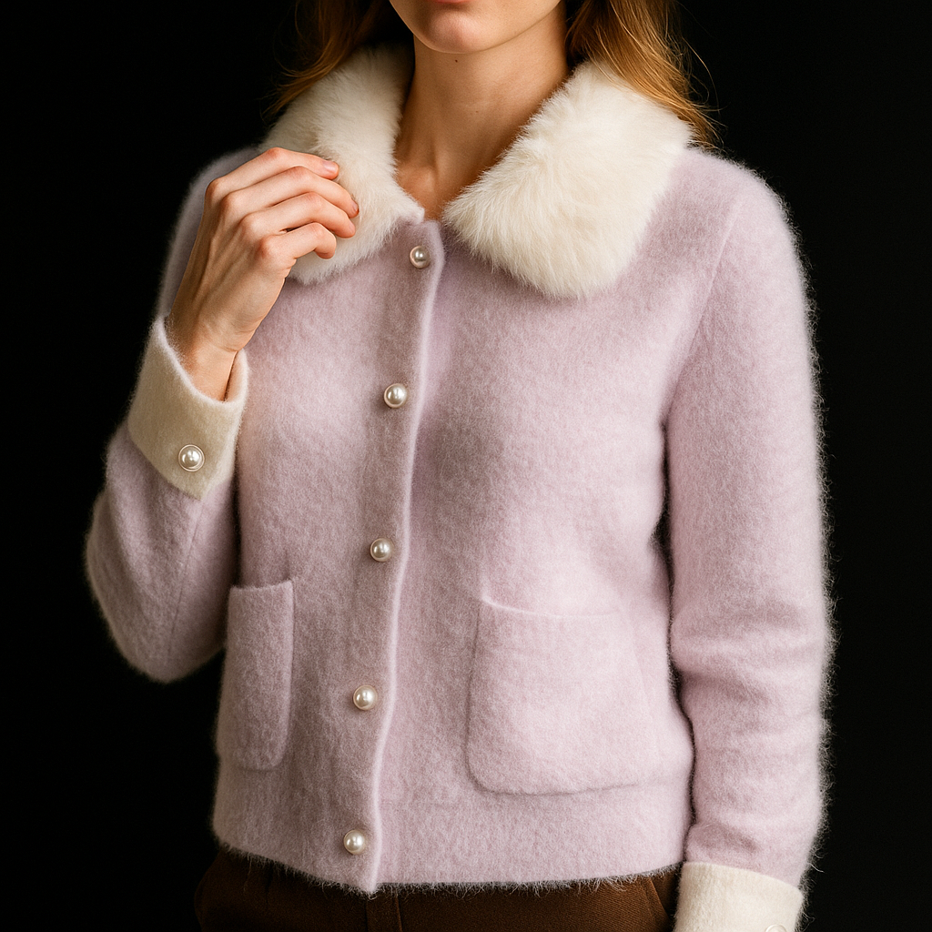 Celina Snow Collar Cardigan