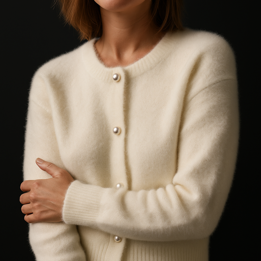 Opaline Cloud Cashmere Cardigan