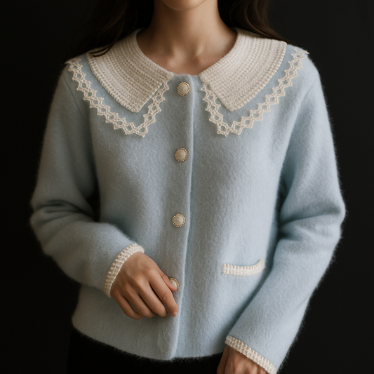 Belle Étoile Cashmere Knit Cardigan