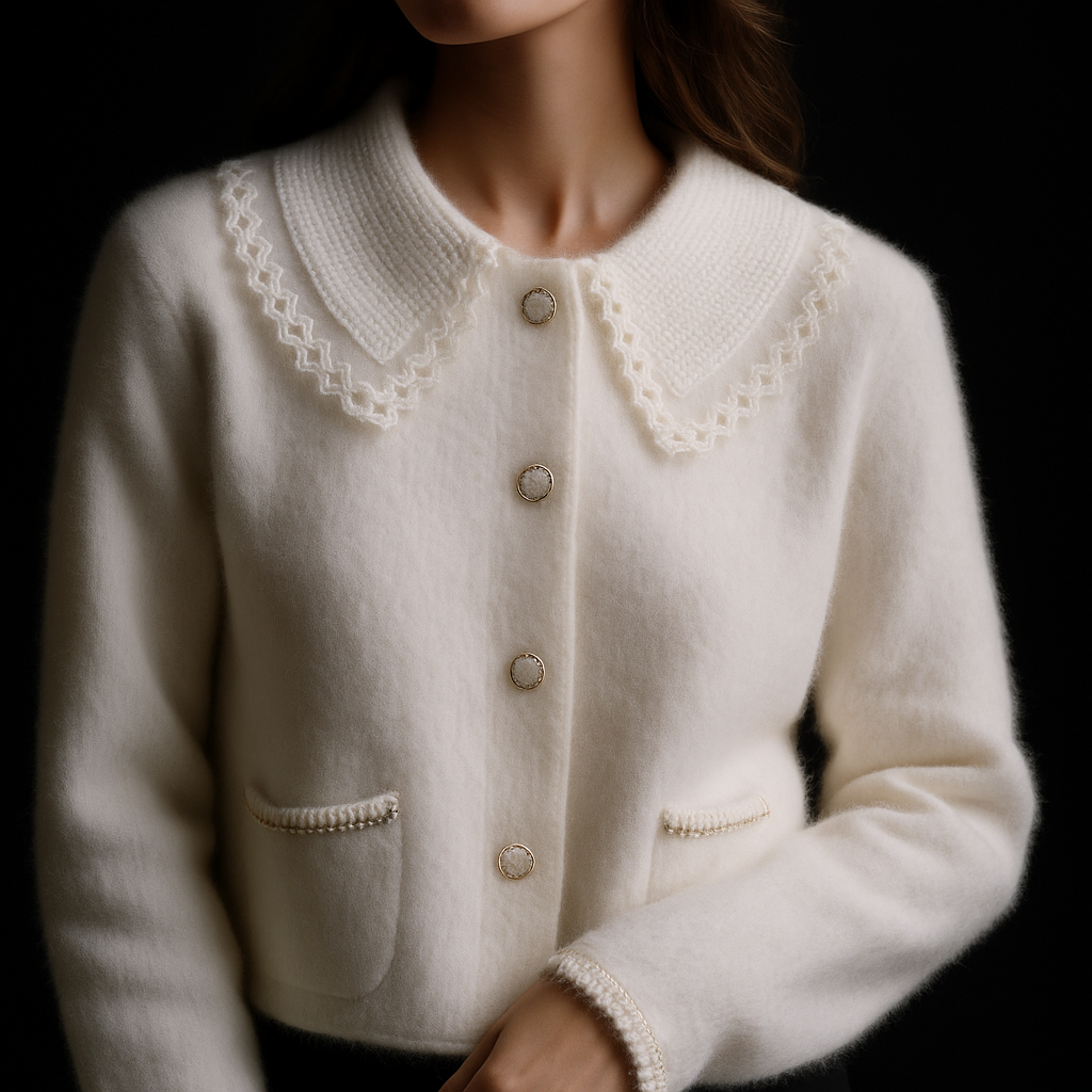 Belle Étoile Cashmere Knit Cardigan