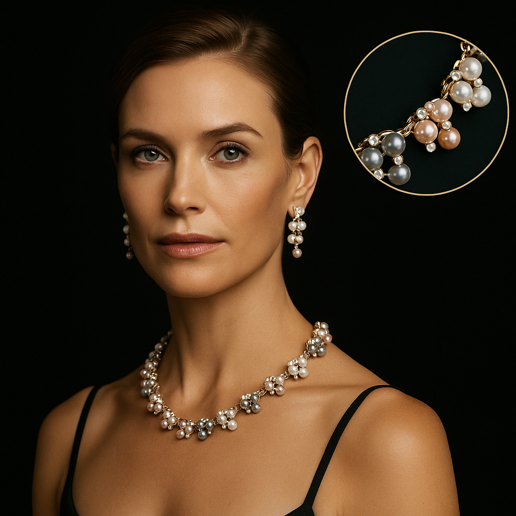 Opaline Royale Pearl Set