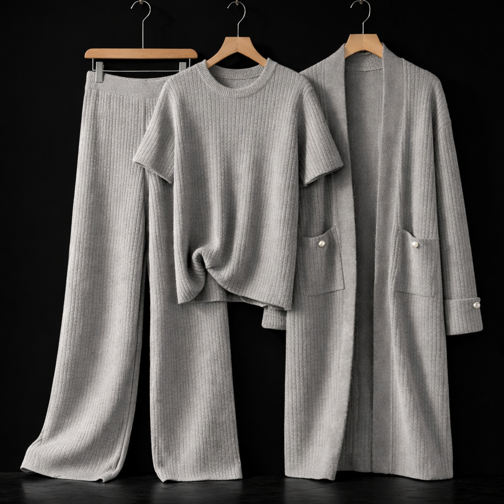 Pauline Cashmere Signature Knit Set