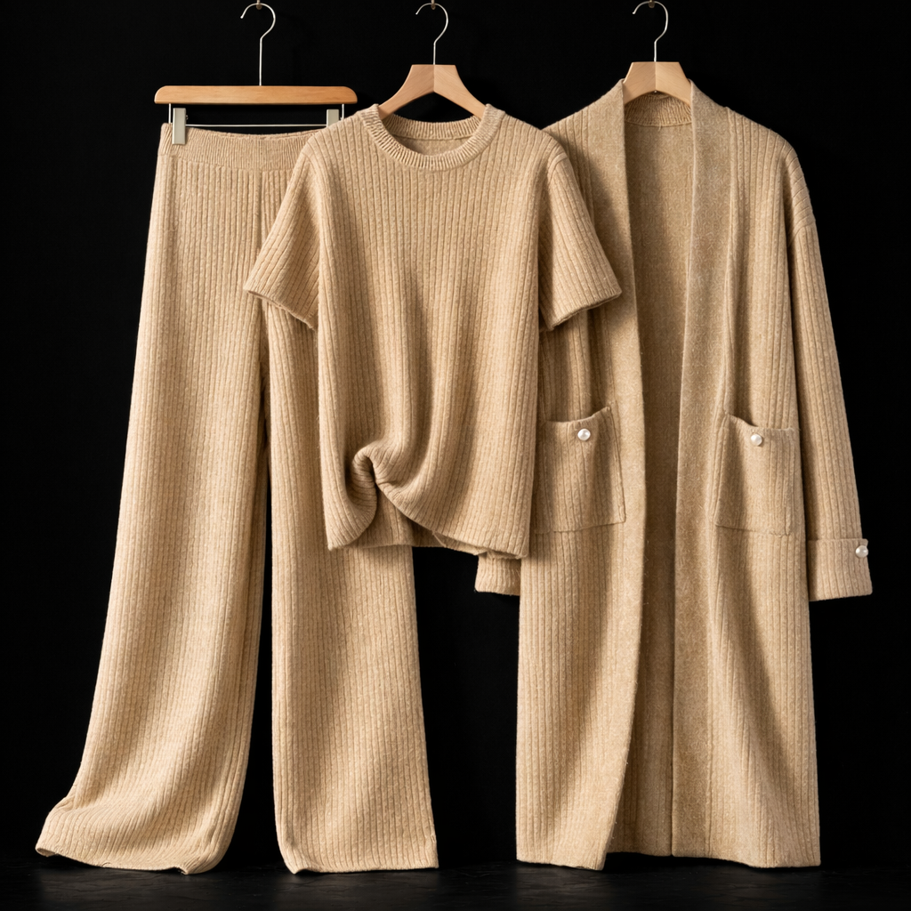 Pauline Cashmere Signature Knit Set