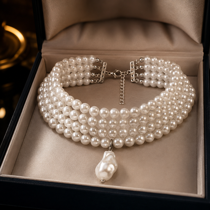 Opéra Baroque Pearl Collar