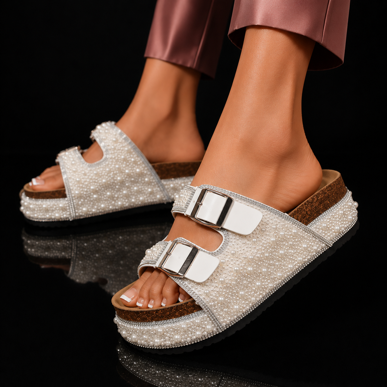 Royal Pearl Grace Sandals