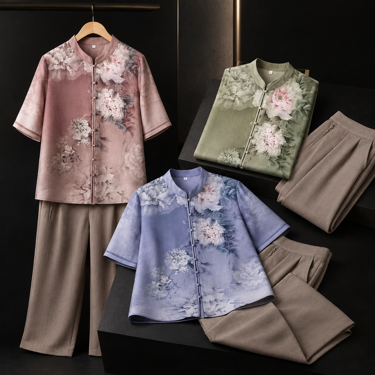 Kyoto Linen Blossom Set