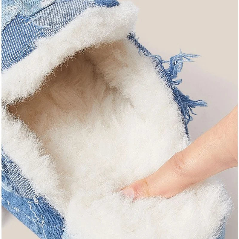 Denim Nomad Slides