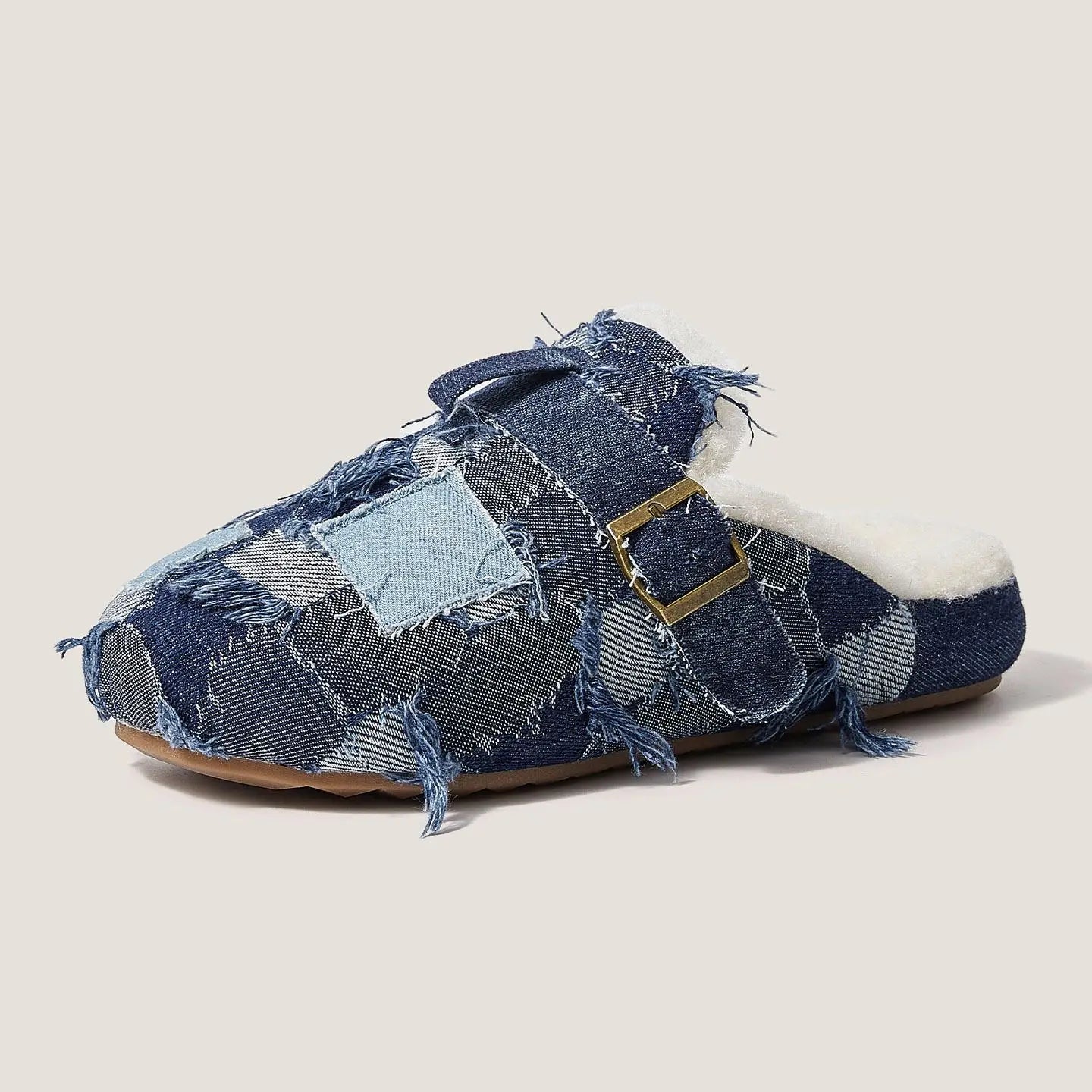 Denim Nomad Slides