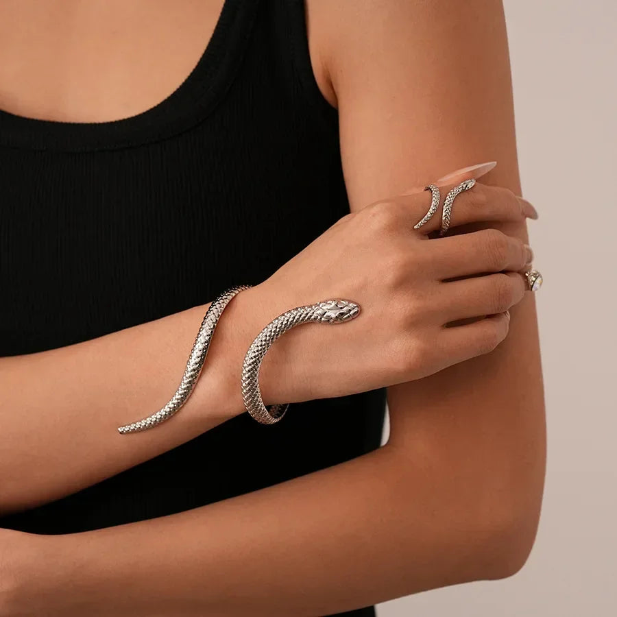Medusa Serpent Cuff