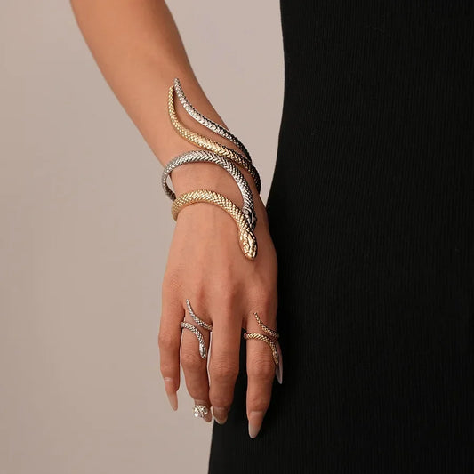 Medusa Serpent Cuff