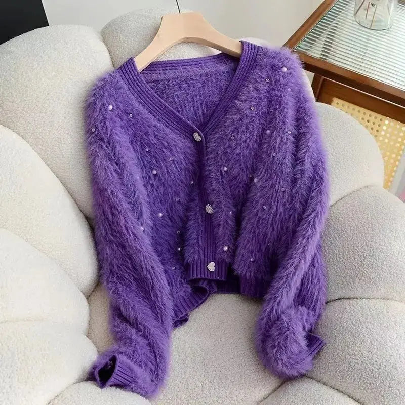 Amouré Pearl Cashmere Cardigan