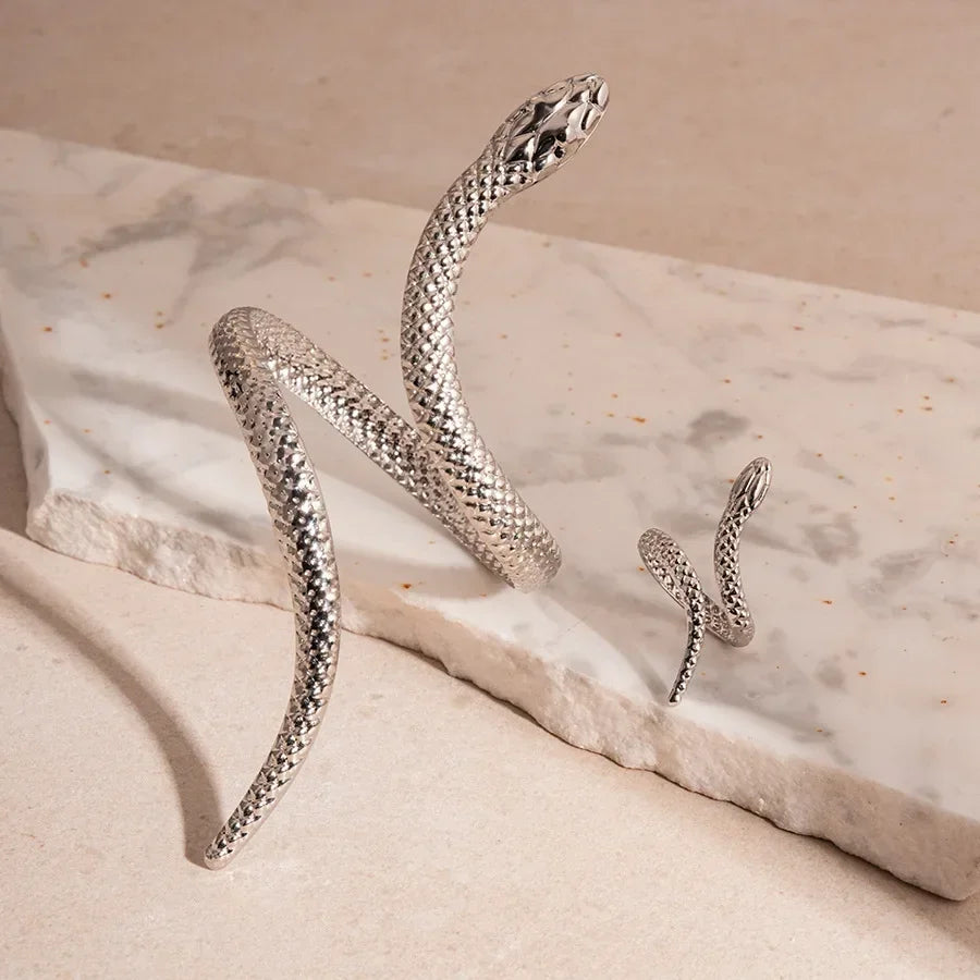 Medusa Serpent Cuff