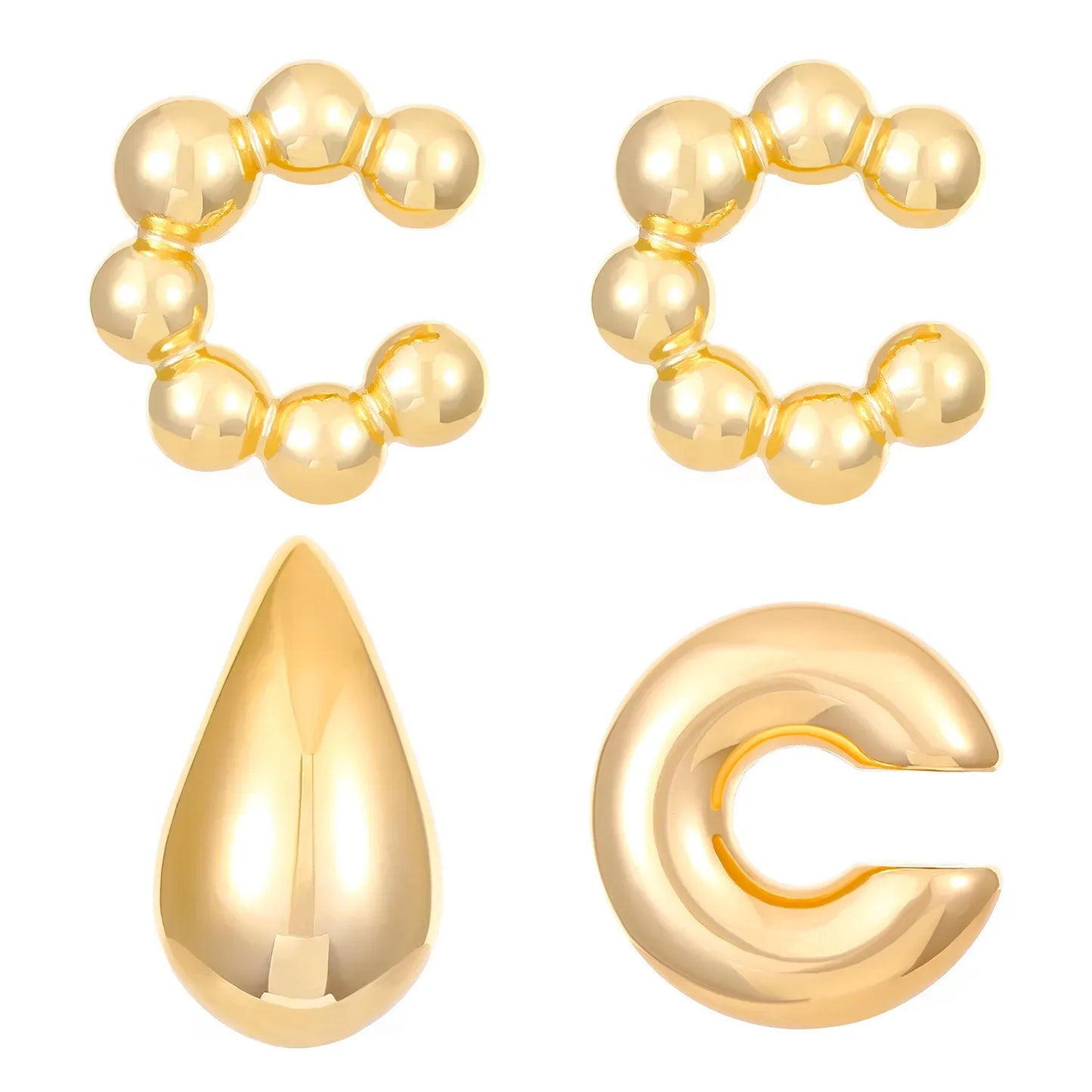 Sphère d’Or Earring