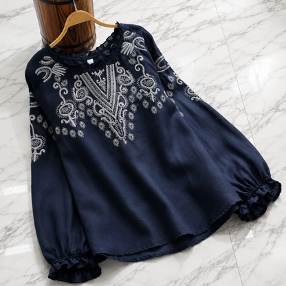 Margaret Linen Blouse