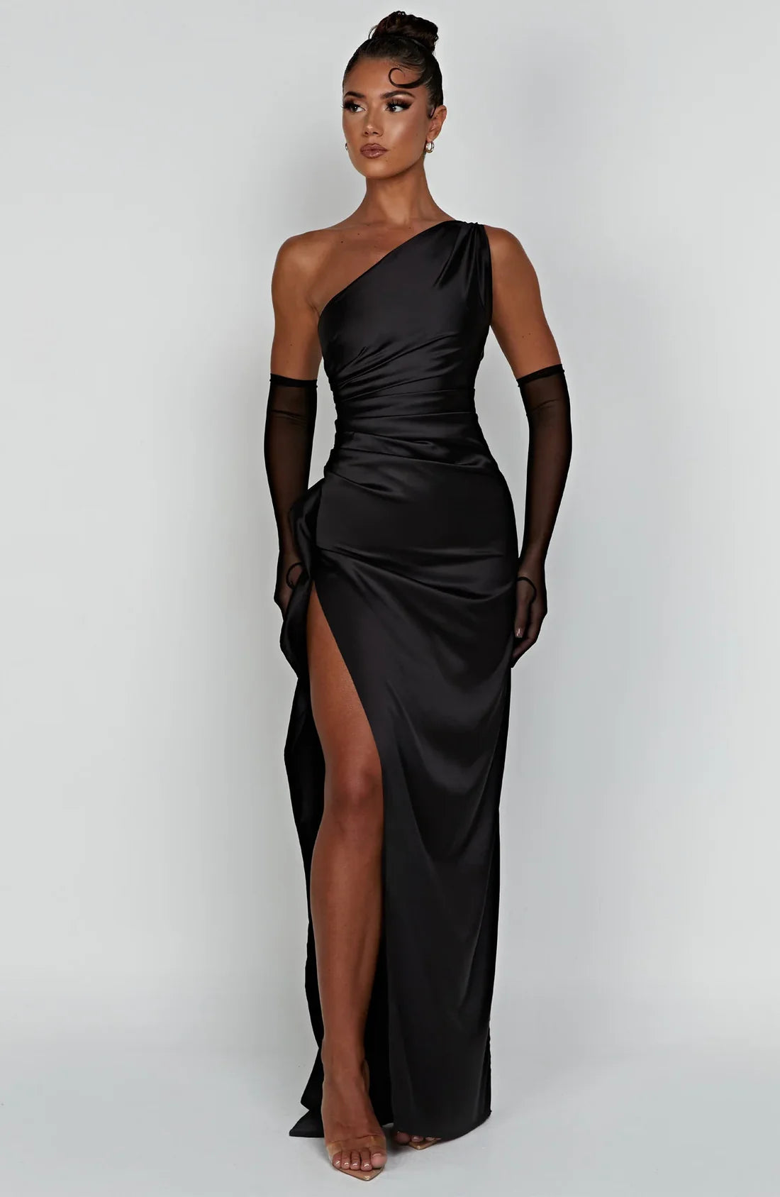 SERENNA SATIN DRESS