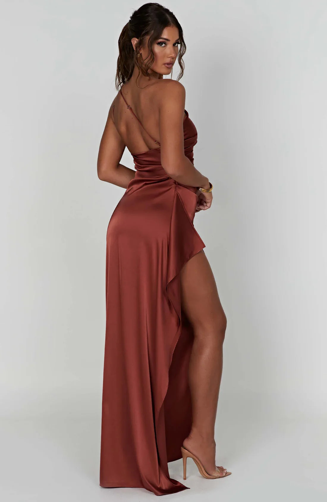 SERENNA SATIN DRESS