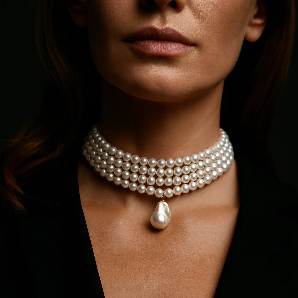 Opéra Baroque Pearl Collar