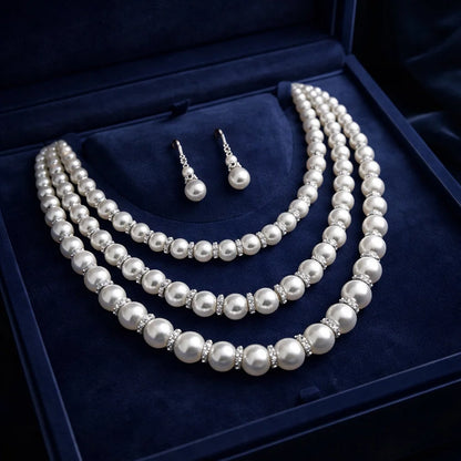 Anne-Marie Akoya Pearl Set