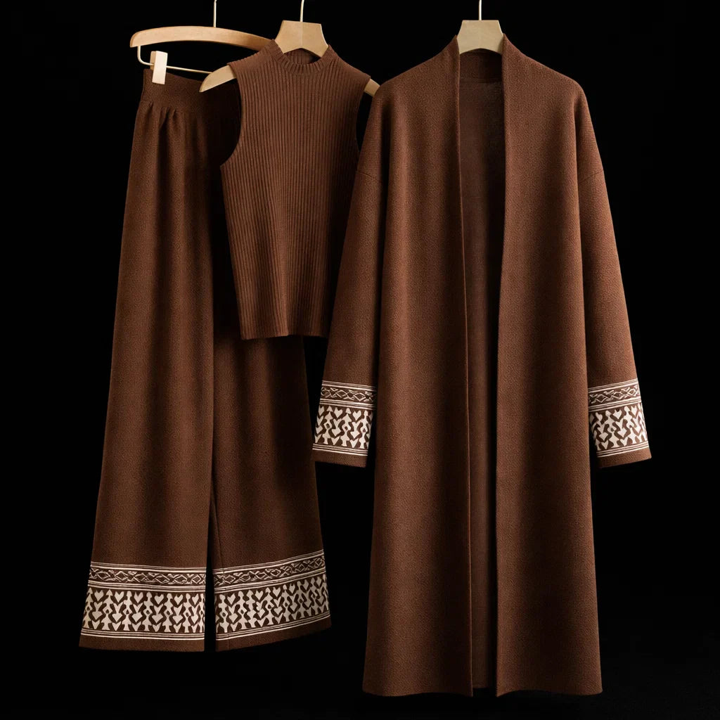 Marielle Cashmere Signature Knit Set