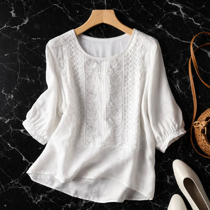 Adele Linen Blouse