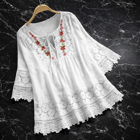 Florienne Linen Blouse