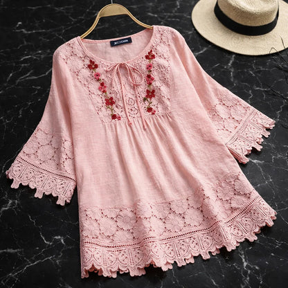 Florienne Linen Blouse