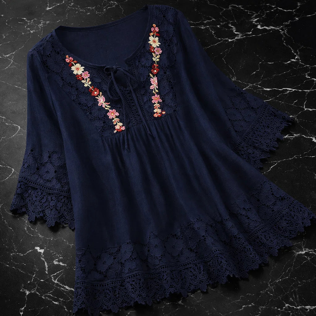 Florienne Linen Blouse