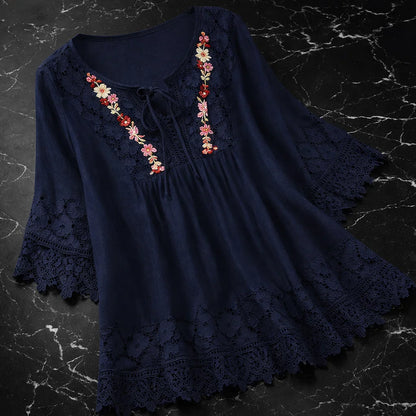 Florienne Linen Blouse