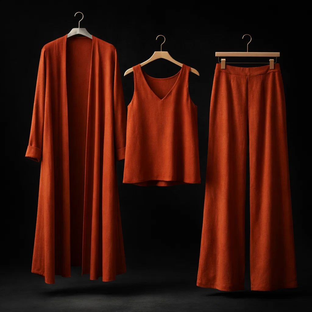 Pauline Signature Linen Knit Set